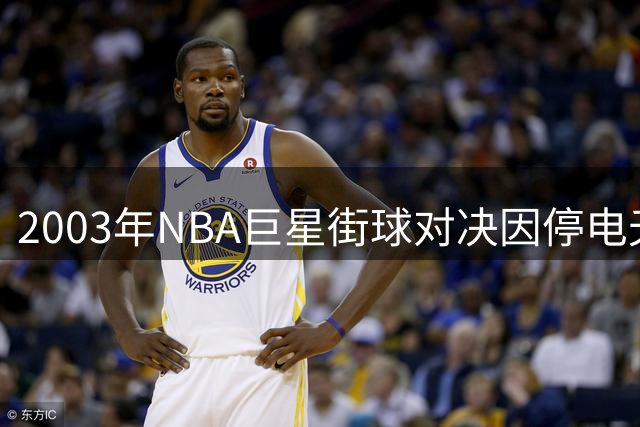 2003年NBA巨星街球对决因停电夭折 詹鲨VS姚艾未能上演